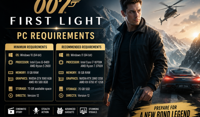 007 First Light PC Requirements