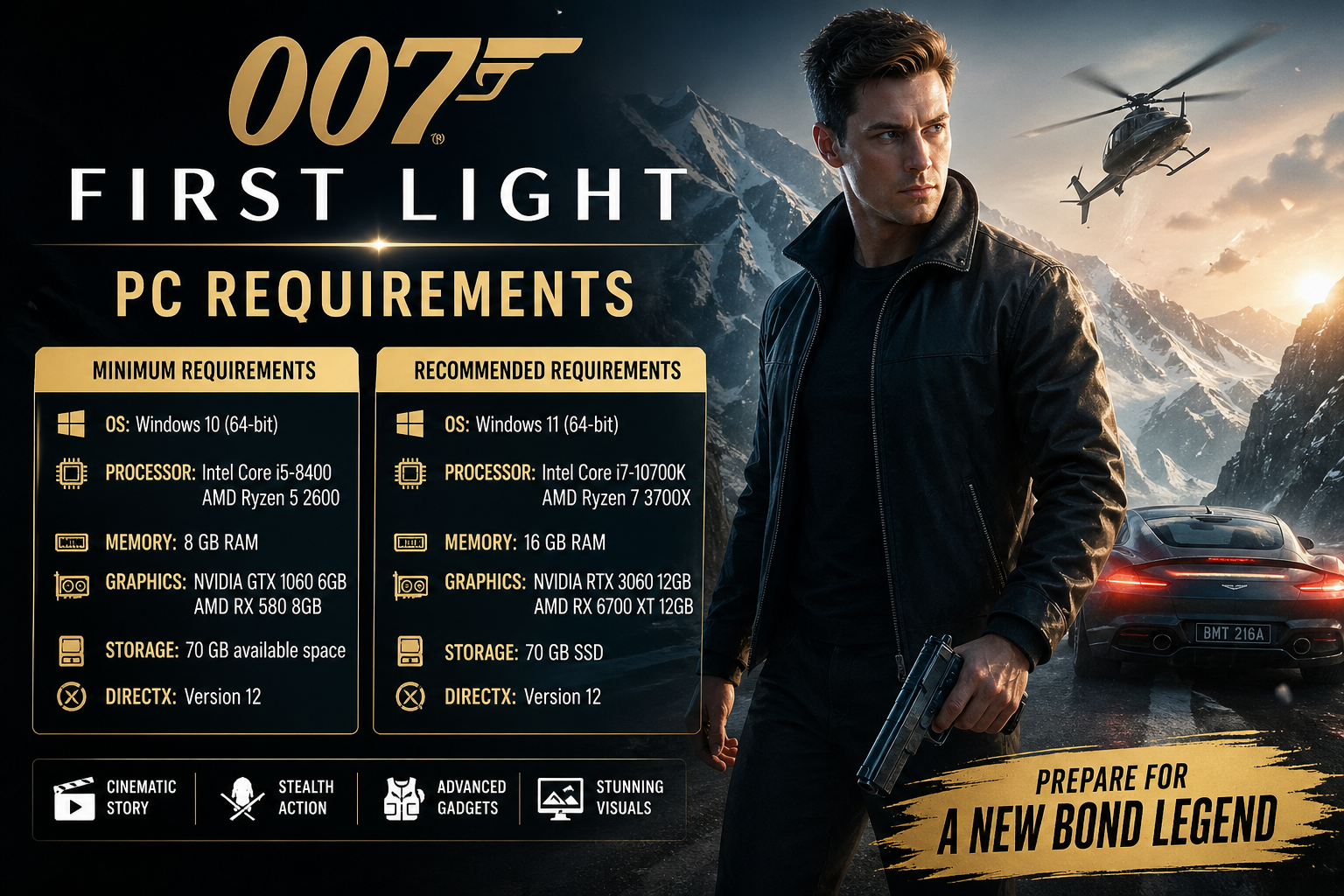 007 First Light PC Requirements