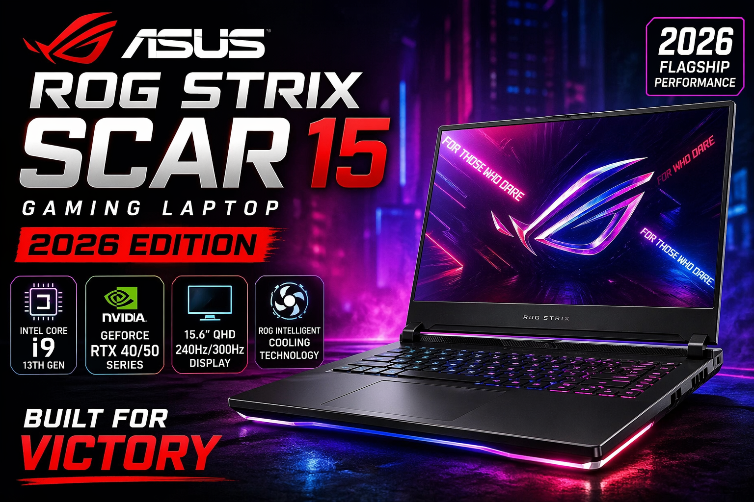 ASUS ROG Strix Scar 15 Gaming Laptop
