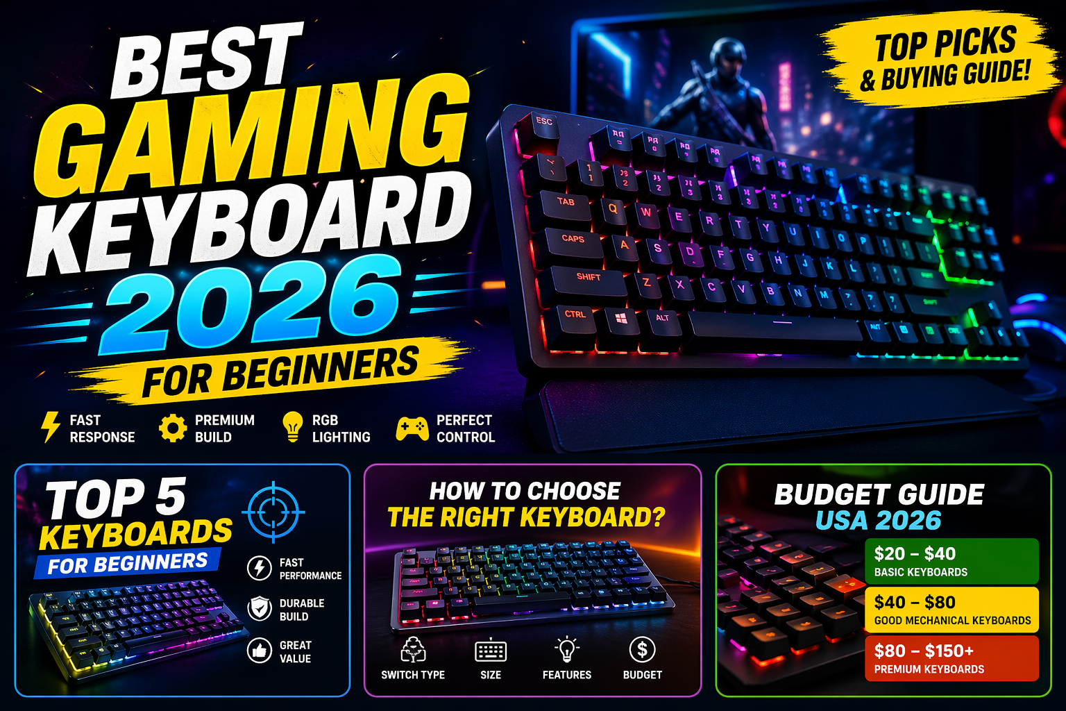 gaming keyboards 2026