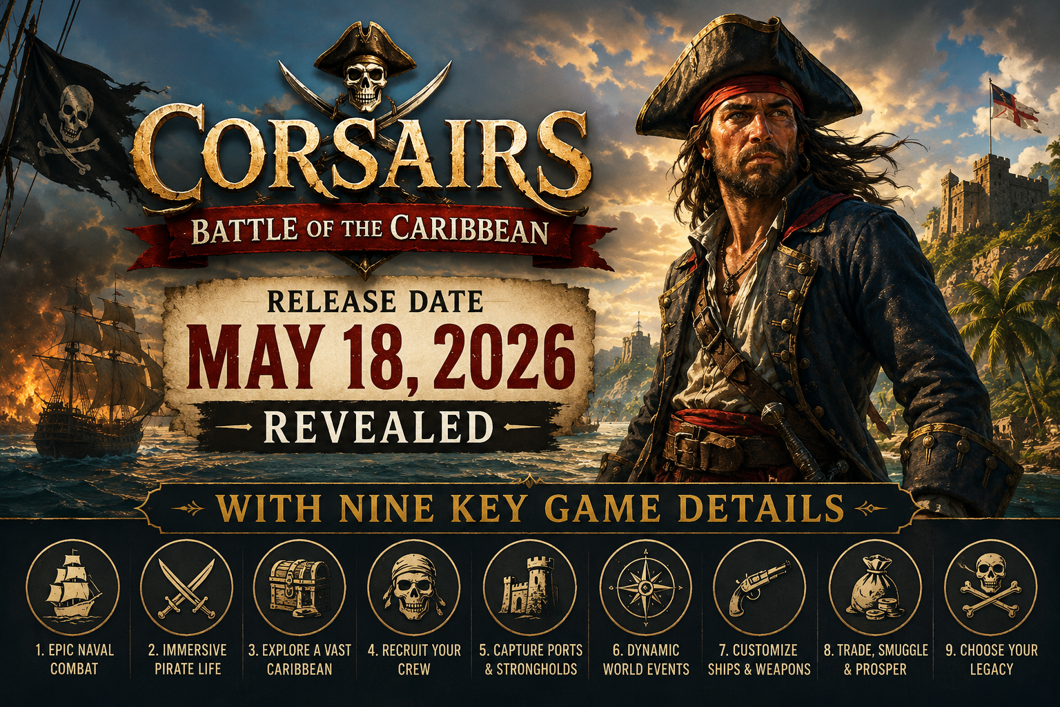 Corsairs Battle of the Caribbean