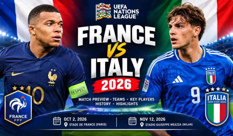 France vs Italy 2026